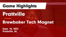 Prattville  vs Brewbaker Tech Magnet  Game Highlights - Sept. 10, 2022