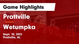 Prattville  vs Wetumpka  Game Highlights - Sept. 10, 2022