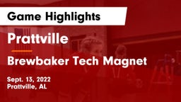 Prattville  vs Brewbaker Tech Magnet  Game Highlights - Sept. 13, 2022