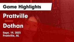 Prattville  vs Dothan  Game Highlights - Sept. 19, 2023