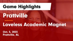 Prattville  vs Loveless Academic Magnet  Game Highlights - Oct. 5, 2023
