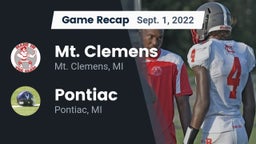 Recap: Mt. Clemens  vs. Pontiac  2022