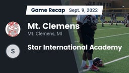 Recap: Mt. Clemens  vs. Star International Academy 2022