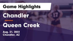 Chandler  vs Queen Creek  Game Highlights - Aug. 31, 2022