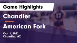 Chandler  vs American Fork  Game Highlights - Oct. 1, 2022