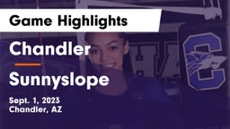 Chandler  vs Sunnyslope  Game Highlights - Sept. 1, 2023