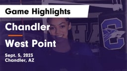 Chandler  vs West Point  Game Highlights - Sept. 5, 2023