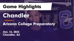 Chandler  vs Arizona College Preparatory  Game Highlights - Oct. 13, 2023