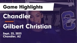 Chandler  vs Gilbert Christian  Game Highlights - Sept. 23, 2023