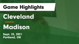 Cleveland  vs Madison  Game Highlights - Sept. 23, 2021