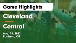Cleveland  vs Central  Game Highlights - Aug. 28, 2022