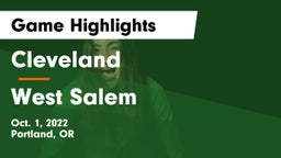 Cleveland  vs West Salem  Game Highlights - Oct. 1, 2022