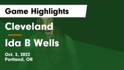 Cleveland  vs Ida B Wells Game Highlights - Oct. 3, 2022