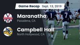 Recap: Maranatha  vs. Campbell Hall  2019