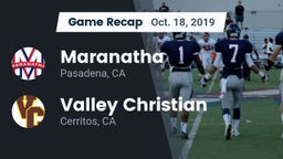 Recap: Maranatha  vs. Valley Christian  2019