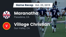 Recap: Maranatha  vs. Village Christian  2019
