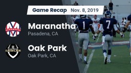 Recap: Maranatha  vs. Oak Park  2019