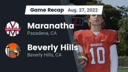 Recap: Maranatha  vs. Beverly Hills  2022