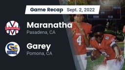 Recap: Maranatha  vs. Garey  2022