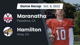 Recap: Maranatha  vs. Hamilton  2022