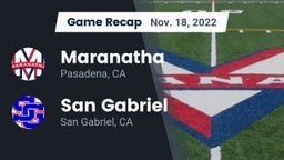 Recap: Maranatha  vs. San Gabriel  2022
