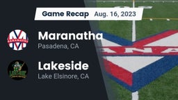 Recap: Maranatha  vs. Lakeside  2023