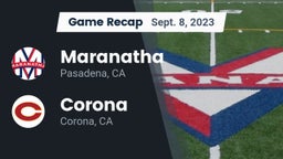 Recap: Maranatha  vs. Corona  2023