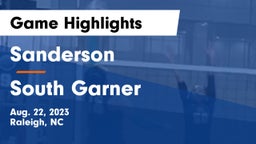 Sanderson  vs South Garner Game Highlights - Aug. 22, 2023