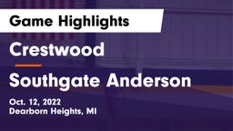 Crestwood  vs Southgate Anderson Game Highlights - Oct. 12, 2022