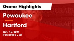 Pewaukee  vs Hartford  Game Highlights - Oct. 16, 2021