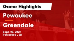 Pewaukee  vs Greendale  Game Highlights - Sept. 28, 2022