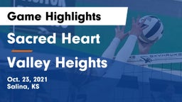 Sacred Heart  vs Valley Heights  Game Highlights - Oct. 23, 2021