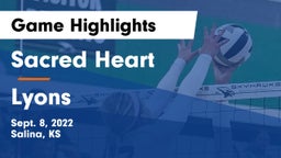 Sacred Heart  vs Lyons  Game Highlights - Sept. 8, 2022