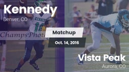 Matchup: Kennedy  vs. Vista Peak  2016