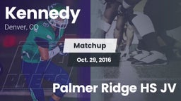 Matchup: Kennedy  vs. Palmer Ridge HS JV 2016