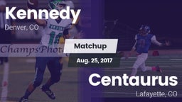 Matchup: Kennedy  vs. Centaurus  2017