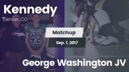 Matchup: Kennedy  vs. George Washington  JV 2017