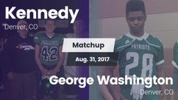 Matchup: Kennedy  vs. George Washington  2017