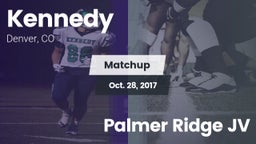 Matchup: Kennedy  vs. Palmer Ridge  JV 2017