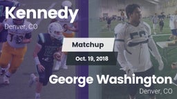 Matchup: Kennedy  vs. George Washington  2018