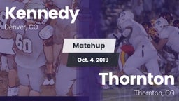 Matchup: Kennedy  vs. Thornton  2019