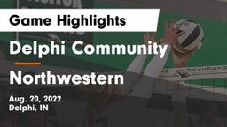 Delphi Community  vs Northwestern  Game Highlights - Aug. 20, 2022