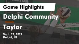 Delphi Community  vs Taylor  Game Highlights - Sept. 27, 2022