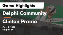 Delphi Community  vs Clinton Prairie  Game Highlights - Oct. 4, 2022