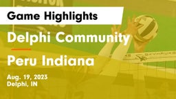 Delphi Community  vs Peru  Indiana Game Highlights - Aug. 19, 2023