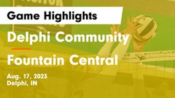 Delphi Community  vs Fountain Central  Game Highlights - Aug. 17, 2023