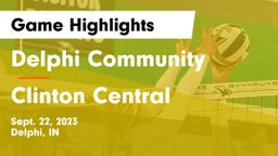 Delphi Community  vs Clinton Central  Game Highlights - Sept. 22, 2023