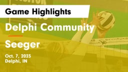 Delphi Community  vs Seeger  Game Highlights - Oct. 7, 2023