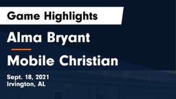 Alma Bryant  vs Mobile Christian Game Highlights - Sept. 18, 2021