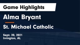 Alma Bryant  vs St. Michael Catholic  Game Highlights - Sept. 20, 2021